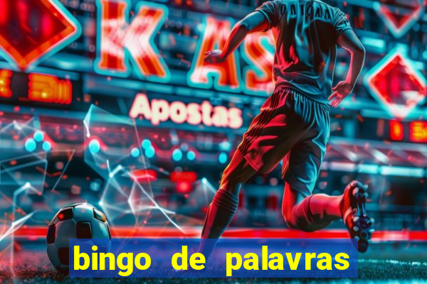 bingo de palavras de natal